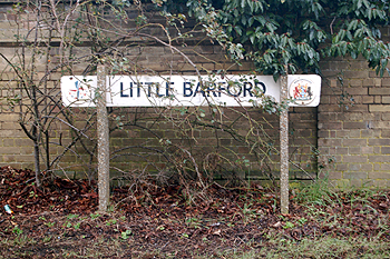 Little Barford sign February 2010